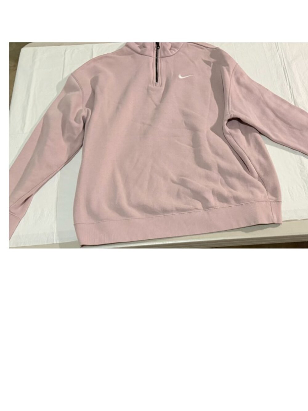 Nike - Pink Quarter-zip Sweatshirt - size M